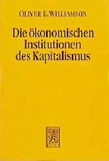 Die ökonomischen Institutionen des Kapitalismus