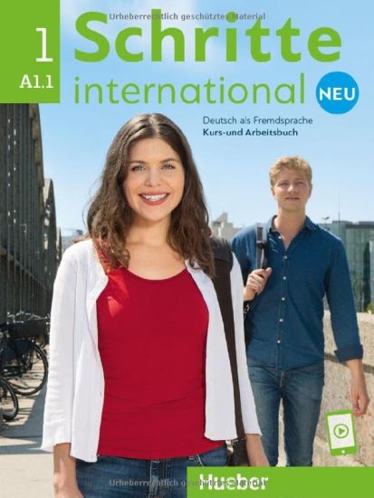 Schritte international Neu 1.  Kursbuch + Arbeitsbuch mit Audios online