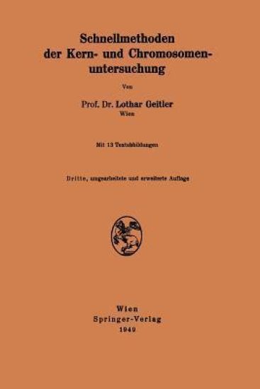Schnellmethoden der Kern- und Chromosomenuntersuchung