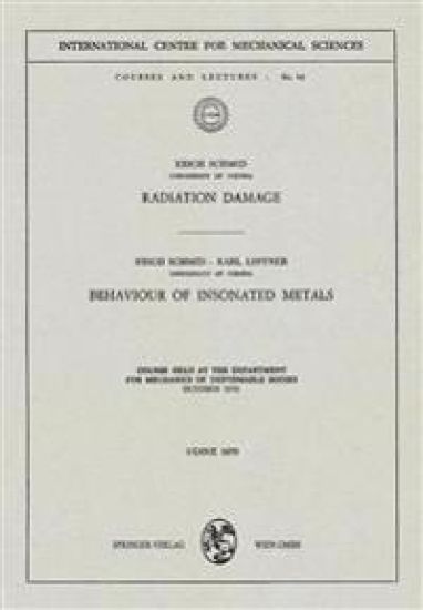 Radiation Damage. Behaviour of Insonated Metals