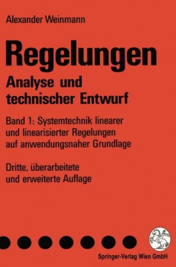 Regelungen. Analyse Und Technischer Entwurf
