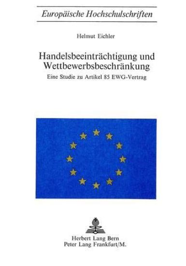 Handelsbeeintraechtigung Und Wettbewerbsbeschraenkung