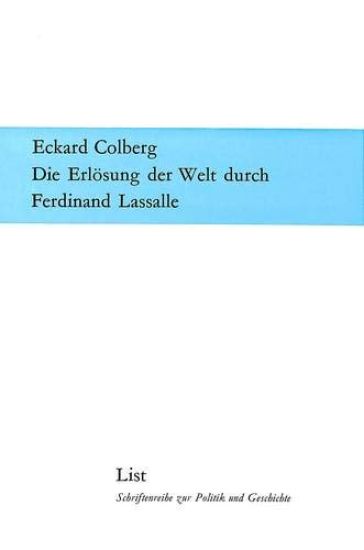 Die Erloesung Der Welt Durch Ferdinand Lassalle