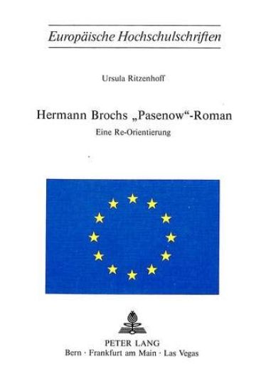 Hermann Brochs «Pasenow»-Roman