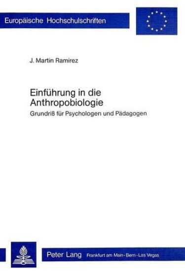 Einfuehrung in Die Anthropobiologie