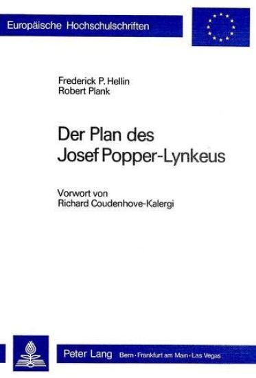 Der Plan Des Josef Popper-Lynkeus