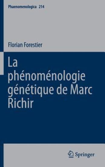 La phénoménologie génétique de Marc Richir