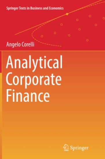 Analytical Corporate Finance
