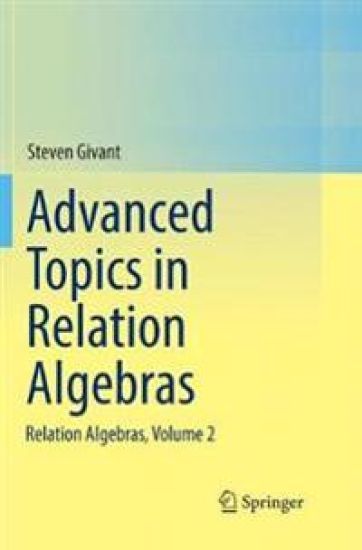 Advanced Topics in Relation Algebras