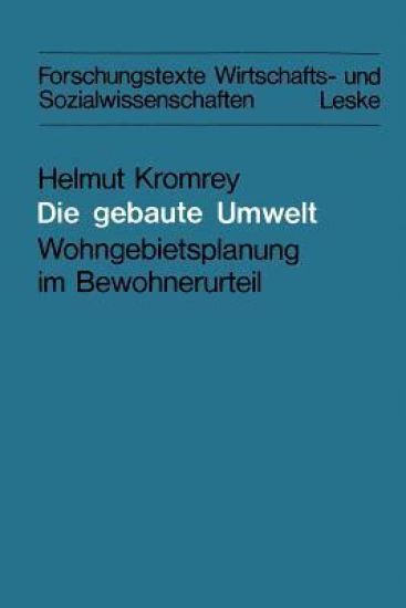 Die gebaute Umwelt
