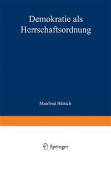 Demokratie als Herrschaftsordnung