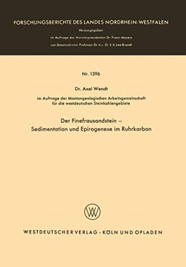 Der Finefrausandstein — Sedimentation und Epirogenese im Ruhrkarbon