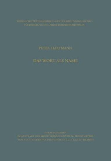 Das Wort als Name