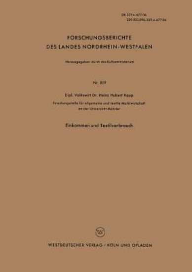 Einkommen und Textilverbrauch
