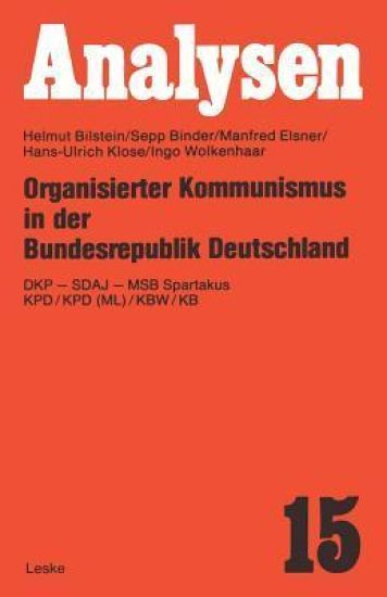 Organisierter Kommunismus in der Bundesrepublik Deutschland
