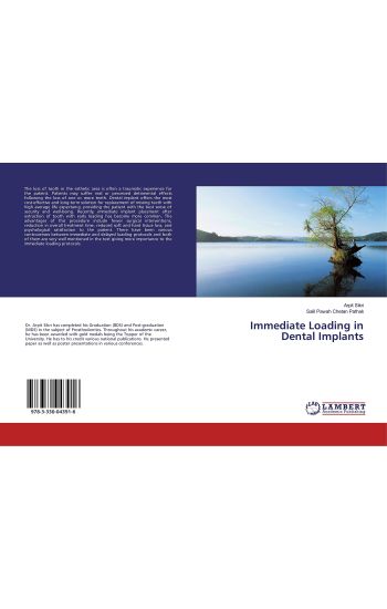 Immediate Loading in Dental Implants