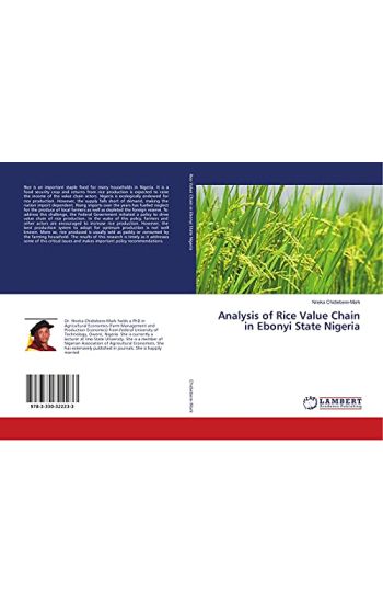 Analysis of Rice Value Chain in Ebonyi State Nigeria