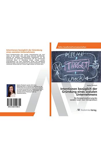 Intentionen bezüglich der Gründung eines sozialen Unternehmens