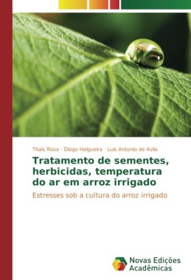 Tratamento de sementes, herbicidas, temperatura do ar em arroz irrigado
