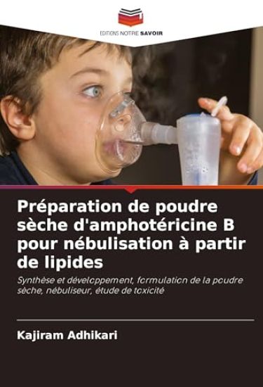 Préparation de poudre sèche d'amphotéricine B pour nébulisation à partir de lipides
