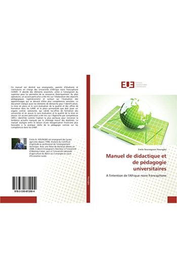 Manuel de didactique et de pédagogie universitaires