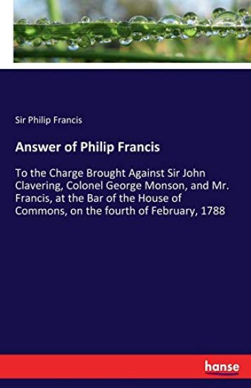 Answer of Philip Francis