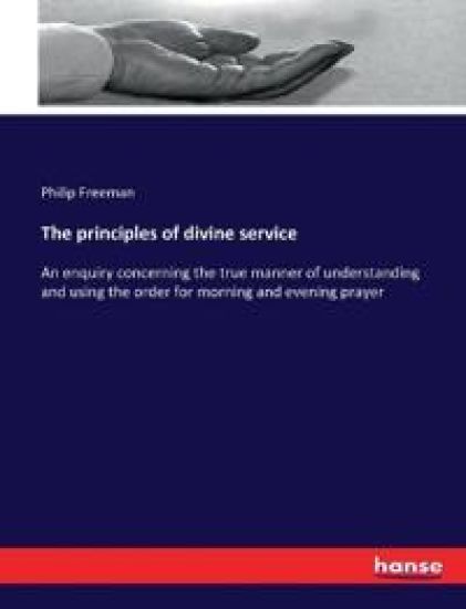 The principles of divine service