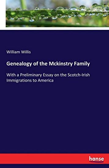 Genealogy of the Mckinstry Family