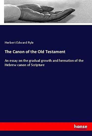 The Canon of the Old Testament