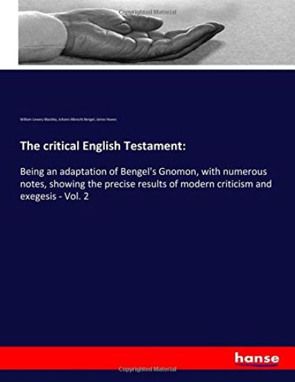 The critical English Testament:
