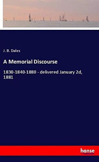 A Memorial Discourse