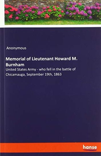 Memorial of Lieutenant Howard M. Burnham