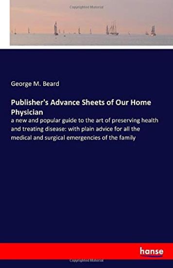 Publisher's Advance Sheets of Our Home Physician