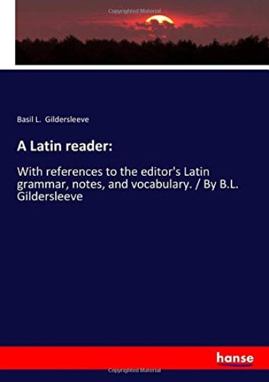 A Latin reader: