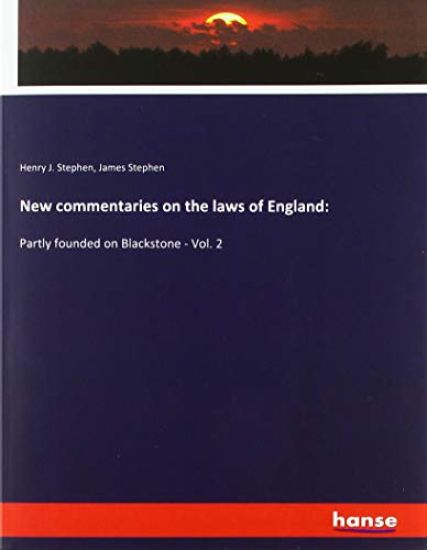 New commentaries on the laws of England