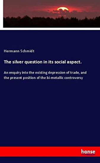 The silver question in its social aspect.