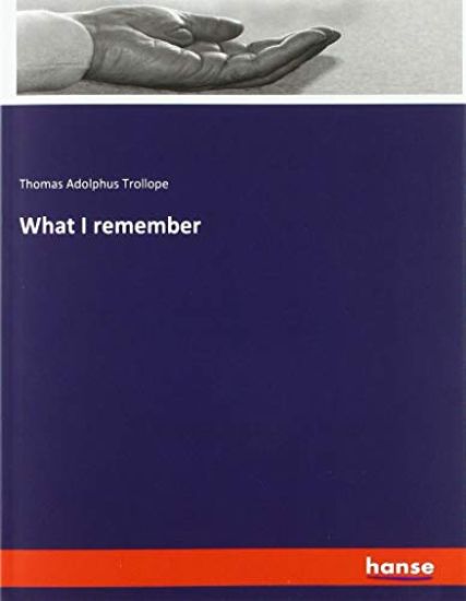 What I remember