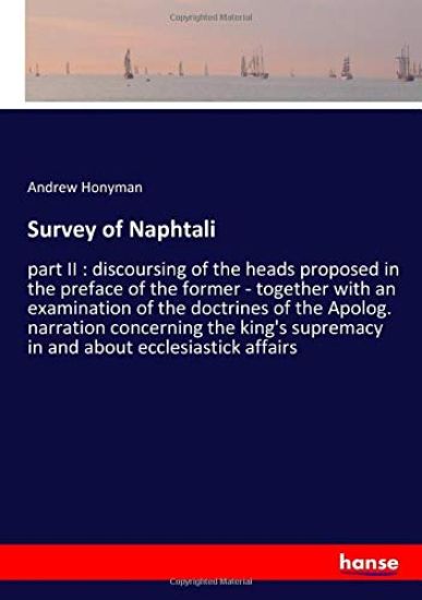 Survey of Naphtali
