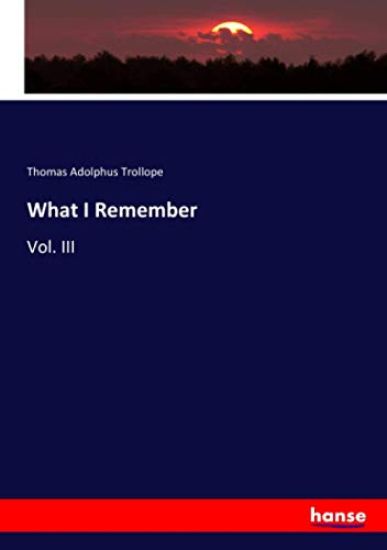 What I Remember