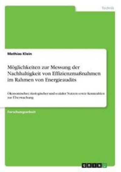 Möglichkeiten zur Messung der Nachhaltigkeit von Effizienzmaßnahmen im Rahmen von Energieaudits