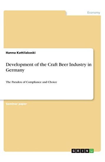 Development of the Craft Beer Industry in Germany