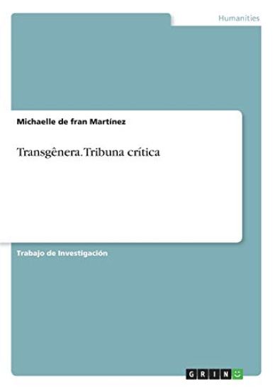 Transgênera. Tribuna crítica