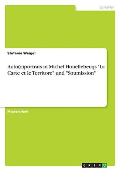 Auto(r)porträts in Michel Houellebecqs "La Carte et le Territore" und "Soumission"