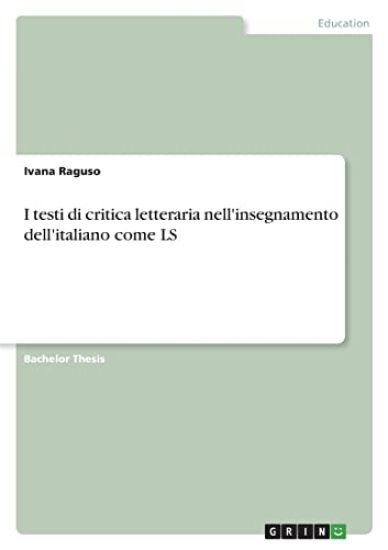 I testi di critica letteraria nell'insegnamento dell'italiano come LS