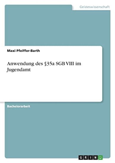 Anwendung des §35a SGB VIII im Jugendamt