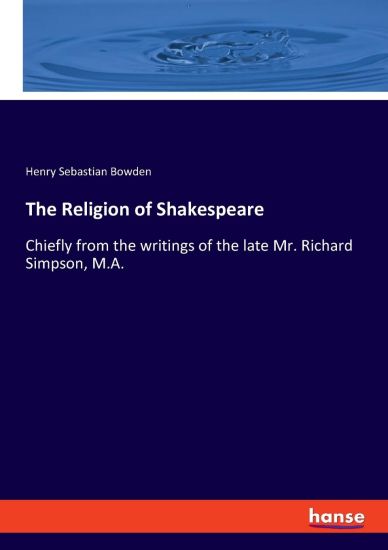 The Religion of Shakespeare