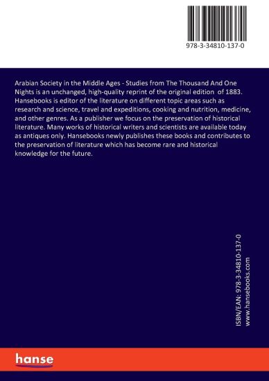 Arabian Society in the Middle Ages