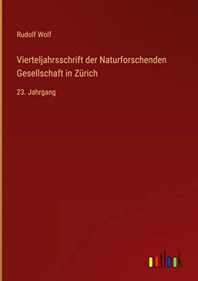 Vierteljahrsschrift der Naturforschenden Gesellschaft in Zürich