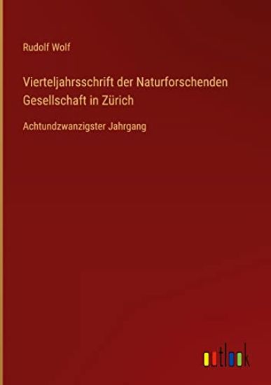 Vierteljahrsschrift der Naturforschenden Gesellschaft in Zürich