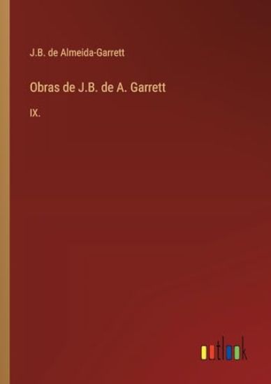 Obras de J.B. de A. Garrett